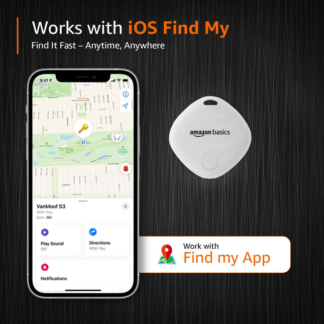 Amazon Basics Aero Tag for iOS (Pack of 4) - Unboxify