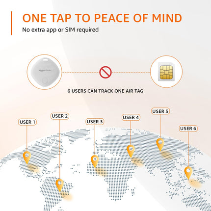 Amazon Basics Aero Tag for iOS (Pack of 4) - Unboxify