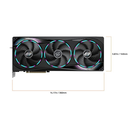 GIGABYTE AORUS GeForce RTX 5070 Ti Master 16G Graphics Card, 16GB 256-bit GDDR7, PCIe 5.0, WINDFORCE Cooling System, GV-N507TAORUS M-16GD Video Card
