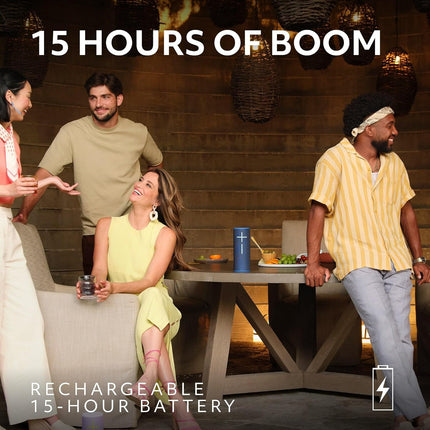 Ultimate Ears Boom 4 Portable Waterproof Bluetooth Speaker with 360-Degree, Bold, Immersive, Crystal-Clear Sound, Floating Speaker with 15-Hour Battery and 147ft (45m) Range - Raspberry