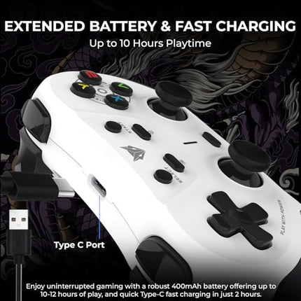 EvoFox One S Universal 3-Mode Wireless Gaming Controller (Without Receiver & Acessories) - Unboxify