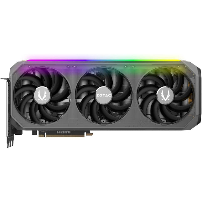ZOTAC Gaming GeForce RTX 5090 AMP Extreme Infinity Graphics Card - Black | 32GB | DLSS 4 | GDDR7 | 512 bit | IceStorm 3.0 Advanced Cooling | Triple Fan | ARGB Lighting | 34% Larger Vapor Chamber (BRAND NEW/SEALED)