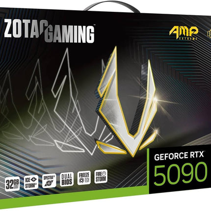 ZOTAC Gaming GeForce RTX 5090 AMP Extreme Infinity Graphics Card - Black | 32GB | DLSS 4 | GDDR7 | 512 bit | IceStorm 3.0 Advanced Cooling | Triple Fan | ARGB Lighting | 34% Larger Vapor Chamber (BRAND NEW/SEALED)