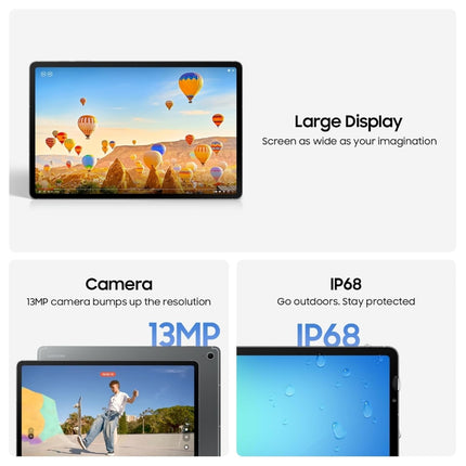 Samsung Galaxy Tab S10 FE, S Pen in-Box, 27.7 cm (10.9 inch) LCD Display, 12 GB RAM, 256 GB Storage, Wi-Fi + 5G Tablet, Gray