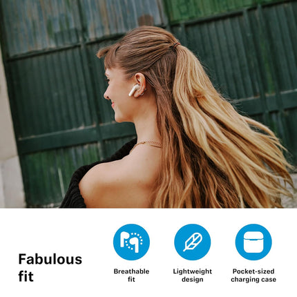 Sennheiser ACCENTUM Open True Wireless Earbuds-Smart Touch Controls, Lightweight & Breathable Design, Upto 28H Battery, Quick Charging, IPX4 Splash Resistance-Black - Unboxify