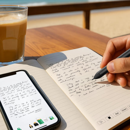 SyncPen Digital Notebook Pen Set – Bluetooth, OCR, Audio Recording & Free Cloud Storage | Perfect for Notes & Drawing | iOS & Android Compatible
