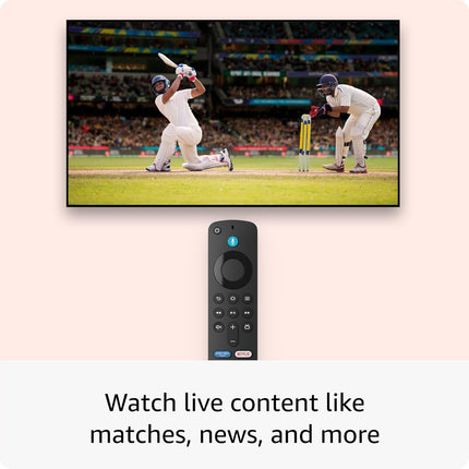 Amazon Fire TV Stick 4K Plus (newest model), Alexa Voice Search, Cinematic 4K streaming with HDR10+, Wi-Fi 6, Dolby Vision/Atmos