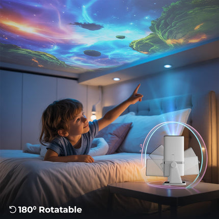WZATCO Yuva Go Plus, Full HD 1080p Native, Android 13.0 Smart Home Projector 4k Ultra HD, Rotatable Design, Auto & 4D Keystone with Netflix, Prime etc, WiFi 6 & BT, Screen Mirroring, ARC, White - Unboxify