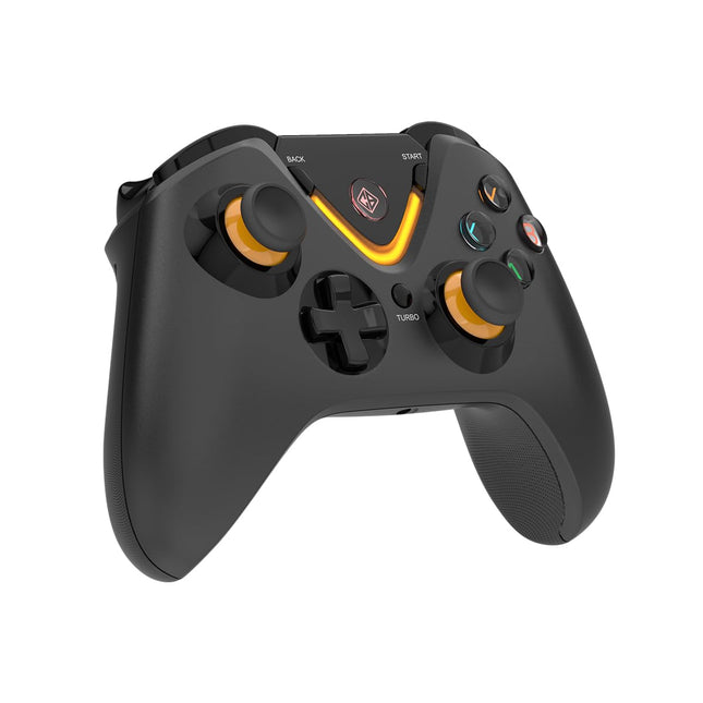 Cosmic Byte Ares Pro Wireless Controller for PC, Android, iOS – Tri-Mode (2.4GHz, Bluetooth, Wired), Hall Effect Joysticks & Triggers, 1000Hz Polling, Backlit Buttons, 3.5mm Audio Port, Upgraded Windows Software Support (Black) - Unboxify