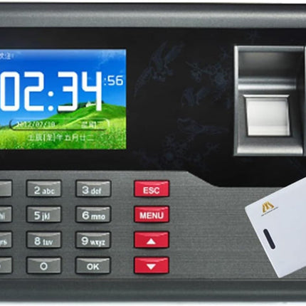 Realand A-C121 2.8 inch Color TFT Screen Fingerprint & RFID Time Attendance, USB Communication Office Time Attendance Clock
