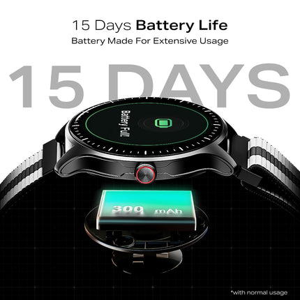 Boat Valour Watch 1 GPS, AI Based Auto Gym Mode, Built-in GPS, Advanced X2 Chip, 6-axis sensors, 3 ATM,15 Days Battery,1.43" AMOLED Display w/Gorilla Glass Smart Watches for Man (Fusion Grey) - Unboxify