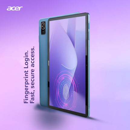 Acer Iconia Tab iM11-12M | 11.45” 60 Hz IPS Display, 450 nits, 8GB RAM + 256GB storage, 16MP Rear + 8MP Front Camera,Fingerprint Reader,Wi-Fi + 4G LTE(Calling), Android 14,BT 5.2, Slim Metal Body,Blue