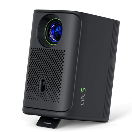 Lumio Arc 5 Projector | Official Google TV & Netflix | 1080p Full HD | 4K Downscaling via HDMI | 200 ANSI Lumens | 100" Screen | Auto Keystone, Obstacle Avoidance | Dolby Audio | Bluetooth Speaker - Unboxify