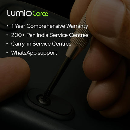 Lumio Arc 5 Projector | Official Google TV & Netflix | 1080p Full HD | 4K Downscaling via HDMI | 200 ANSI Lumens | 100" Screen | Auto Keystone, Obstacle Avoidance | Dolby Audio | Bluetooth Speaker - Unboxify