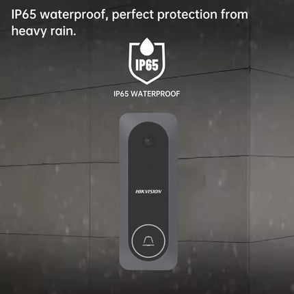 HIKVISION DS-KIS205T Wired Video Door Phone Kit | 7-Inch Indoor Monitor | HD Outdoor Doorbell Camera | Built-in Mic & Speaker | Noise Reduction | Night Vision | One-Touch Unlock Function - Unboxify