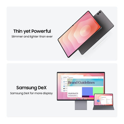 Samsung Galaxy Tab S11 Ultra with AI, Hexagonal S-Pen in-Box, 36.9 cm (14.6 Inch) Dynamic AMOLED 2X Display, 120Hz Refresh Rate, Pre Loaded Pro Apps, 12GB RAM, 256GB Storage, Wi-Fi Tablet, Silver