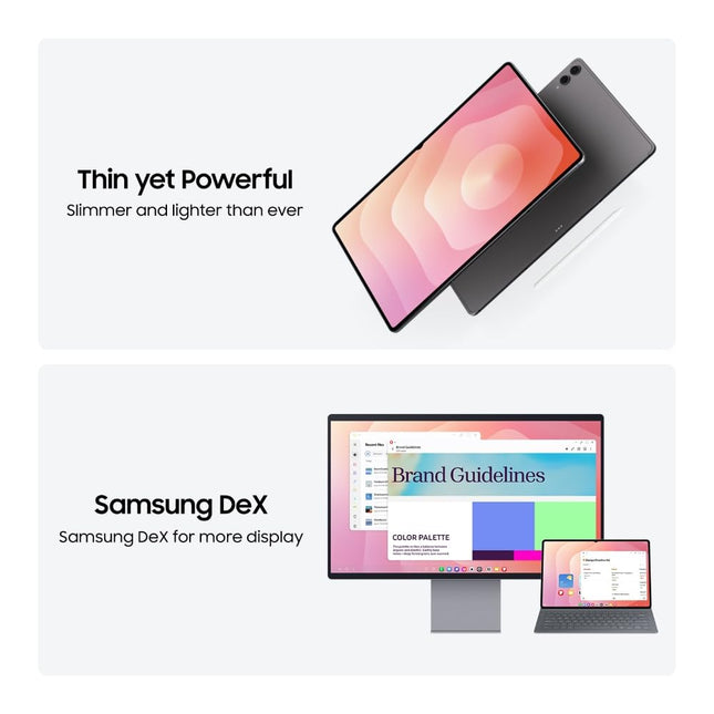 Samsung Galaxy Tab S11 Ultra with AI, Hexagonal S-Pen in-Box, 36.9 cm (14.6 Inch) Dynamic AMOLED 2X Display, 120Hz Refresh Rate, Pre Loaded Pro Apps, 12GB RAM, 256GB Storage, Wi-Fi Tablet, Silver