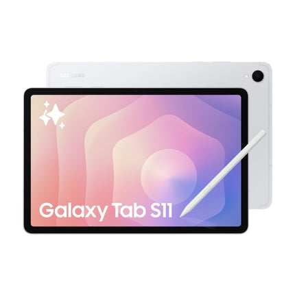 Samsung Galaxy Tab S11 with AI, Hexagonal S-Pen in-Box, 27.8 cm (11 Inch) Dynamic AMOLED 2X Display, 120Hz Refresh Rate, Pre Loaded Pro Apps, 12GB RAM, 256GB Storage, Wi-Fi Tablet, Silver