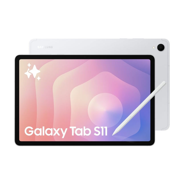 Samsung Galaxy Tab S11 with AI, Hexagonal S-Pen in-Box, 27.8 cm (11 Inch) Dynamic AMOLED 2X Display, 120Hz Refresh Rate, Pre Loaded Pro Apps, 12GB RAM, 256GB Storage, Wi-Fi Tablet, Silver