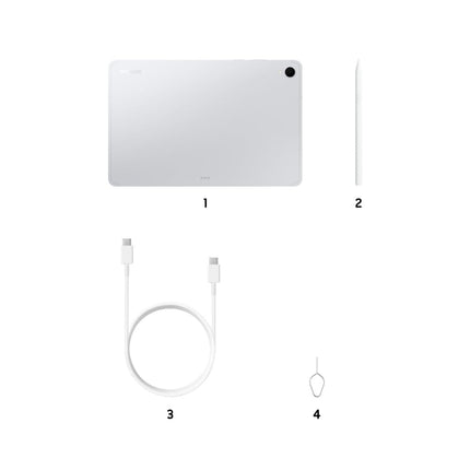 Samsung Galaxy Tab S11 with AI, Hexagonal S-Pen in-Box, 27.8 cm (11 Inch) Dynamic AMOLED 2X Display, 120Hz Refresh Rate, Pre Loaded Pro Apps, 12GB RAM, 256GB Storage, Wi-Fi Tablet, Silver