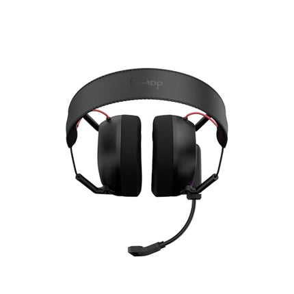 daWg HeadBug G60 Lightweight Wireless Gaming Headphones, 20ms Ultra Low Latency (2.4GHz), Bluetooth v5.4, 40mm Neodymium Drivers, Crystal Clear Mic, Soft Leatherlite Headband, for PS5, PS4, PC, Mobile - Unboxify