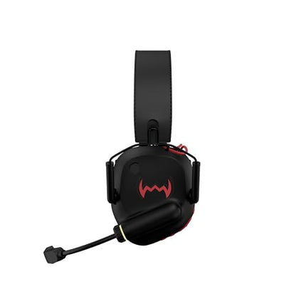 daWg HeadBug G60 Lightweight Wireless Gaming Headphones, 20ms Ultra Low Latency (2.4GHz), Bluetooth v5.4, 40mm Neodymium Drivers, Crystal Clear Mic, Soft Leatherlite Headband, for PS5, PS4, PC, Mobile - Unboxify