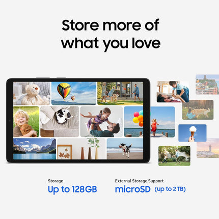 Samsung Galaxy Tab A11, 22.05 cm (8.7 inch) TFT LCD Display, Wi-Fi + LTE Tablet, Gray