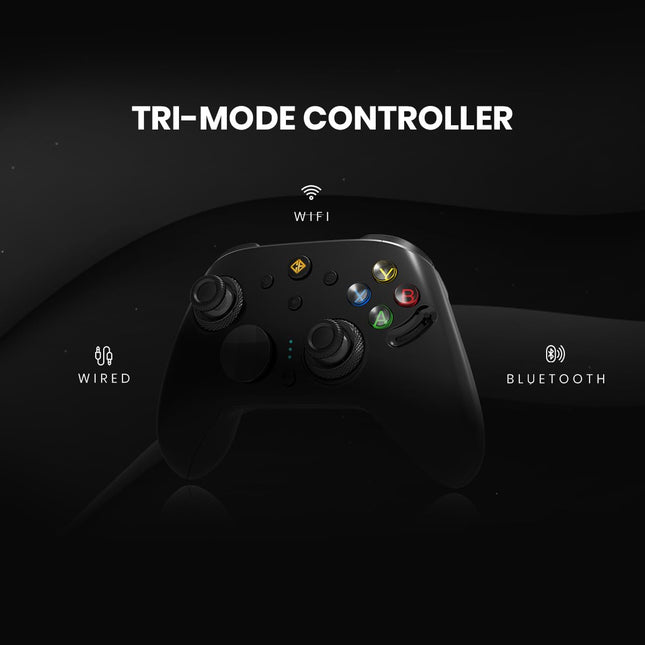 Cosmic Byte Eclipse Tri-Mode Controller | Hall Effect Triggers with Trigger Locks | Adjustable Force TMR Joysticks | 6-Axis Gyro | HD Voice Coil Vibration | Macro Back Buttons | PC/Android/iOS - Unboxify