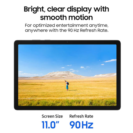 Samsung Galaxy Tab A11+, 27.82 cm (11 inch) Display, 8 GB RAM, 256 GB Storage, 90Hz Refresh Rate, AI with Google Gemini, Dolby Atmos, Quad Speakers - Unboxify