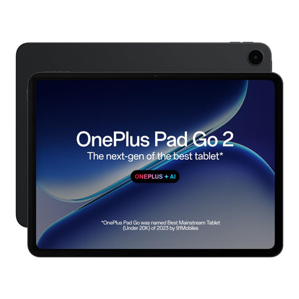 OnePlus Pad Go 2 8 GB RAM 256 GB ROM 12.1 inch with Wi-Fi Only Tablet (Shadow Black)