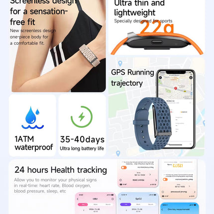 élixir LOOP Activity & Fitness Tracker with 30 Days Battery Life | 24/7 Activity Tracker | Advanced HRV | Blood Pressure | Sleep & Stress | 120+ Sports Modes | Improve Recovery & Wellness (BRAND NEW/SEALED) - Unboxify