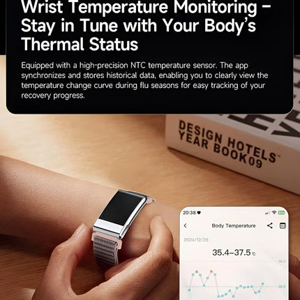 élixir SENSE Health & Fitness Tracker | Advanced 24/7 HRV, ECG, SpO₂, BP & Skin Temp Monitoring | Sleep, Stress & Activity Tracking | Body Composition Analysis | Recovery & Wellness Guidance (BRAND NEW/SEALED) - Unboxify