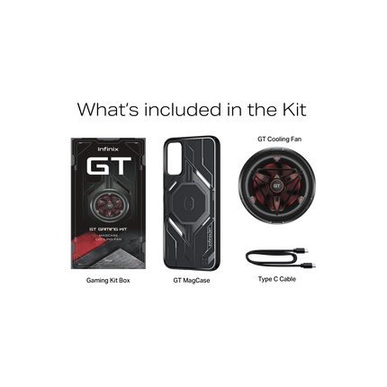 Infinix XG03+X6873 Gaming Accessory Kit  (Black, Red, For Android)