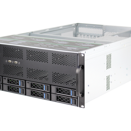 Unboxify Custom AI Server 4U 8 Bay Hotswap Large Storage Unit Workstation with Intel Xeon Gold 6133 Processor & 64GB DDR4 RAM - Unboxify