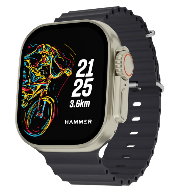 Hammer Active 2.0 Plus Bluetooth Calling Smartwatch with Gesture Control