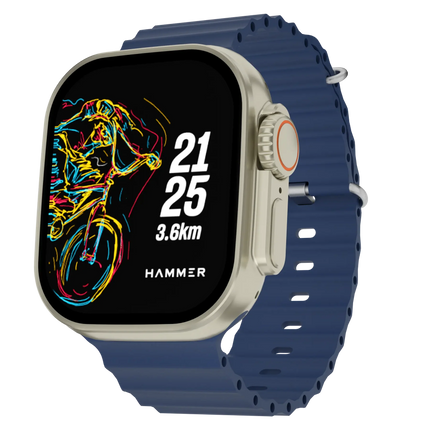 Hammer Active 2.0 Plus Bluetooth Calling Smartwatch with Gesture Control