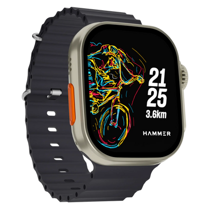 Hammer Active 2.0 Plus Bluetooth Calling Smartwatch with Gesture Control