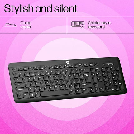 HP K260 Wireless Keyboard/Quick/Comfy/Accurate/Plug and Play/LED Indicators - Unboxify