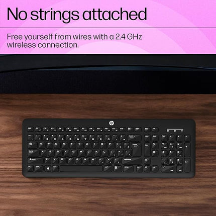 HP K260 Wireless Keyboard/Quick/Comfy/Accurate/Plug and Play/LED Indicators - Unboxify