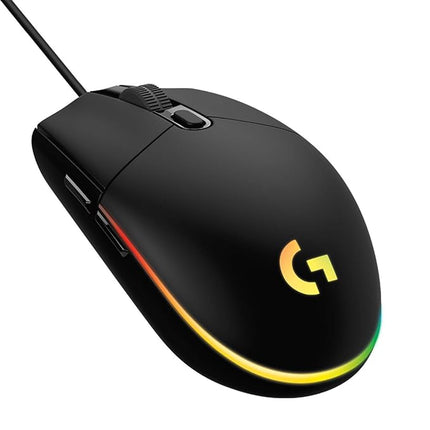Logitech G102 Light Sync Gaming Mouse with Customizable RGB Lighting, 6 Programmable Buttons, Gaming Grade Sensor, 8K DPI Tracking,16.8mn Color, Light Weight - Black - Unboxify