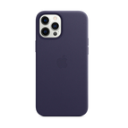 iPhone 12 Pro Max Leather Case/Deep Violet