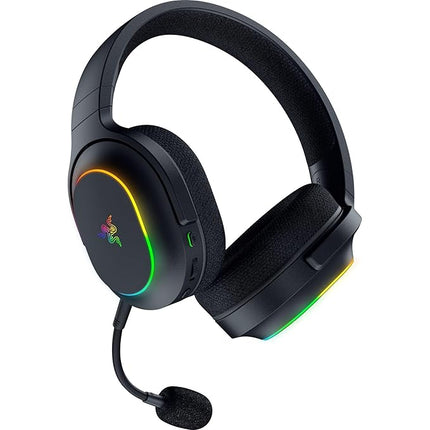 Razer Barracuda X Chroma - Wireless Multi-Platform Gaming Headset with 6 Zone Chroma RGB (SmartSwitch Hyperspeed & Bluetooth, 40mm Drivers, Detachable HyperClear Cardioid Mic) Black - Unboxify