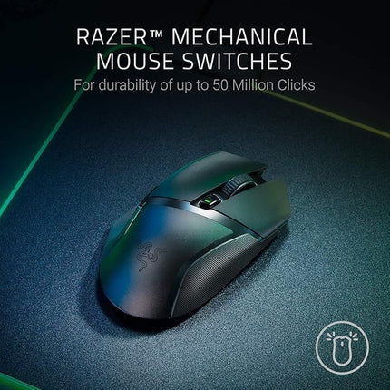 Razer Basilisk X HyperSpeed Wireless Gaming Mouse: Bluetooth & HyperSpeed Wireless Compatible - Unboxify