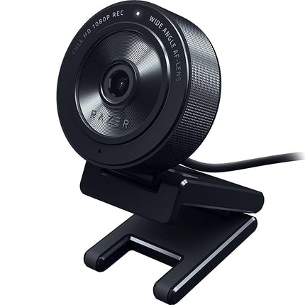 Razer Kiyo X Full HD Streaming Webcam: 1080p 30FPS or 720p 60FPS - Equipped with Auto Focus - Fully Customizable Settings - Flexible Mounting Options - RZ19-04170100-R3M1, Black - Unboxify