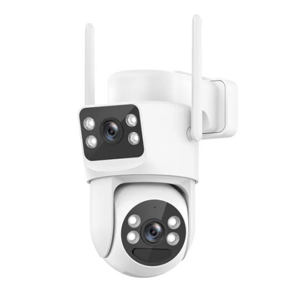 Yoosee GW-B20 Smart 4G LTE Battery Outdoor PTZ Camera with Solar Panel | 2MP×2 (2.5K) | 9000mAh