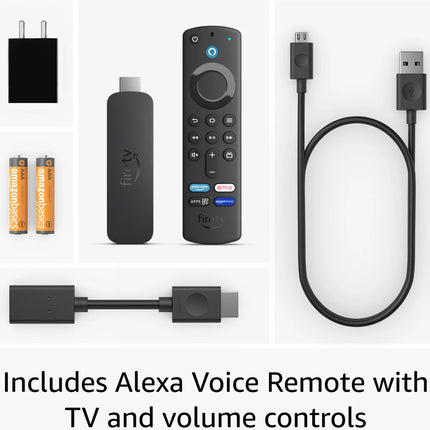 Firetv Stick 4K streaming device, supports Wi-Fi 6, HDR10+ Media Streaming Device (JET Black)