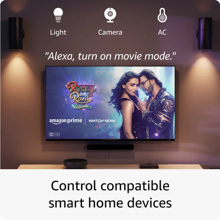 Firetv Stick 4K streaming device, supports Wi-Fi 6, HDR10+ Media Streaming Device (JET Black)