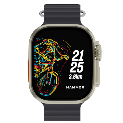 Hammer Active 2.0 Plus Bluetooth Calling Smartwatch with Gesture Control
