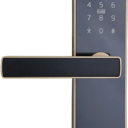 Godrej Smart Lock I Catus Touch Plus I Digital Lock for Wooden Door I 4in1 Access I Fingerprint | RFID I PIN Access I Mechanical Key I 3 Dead Bolts