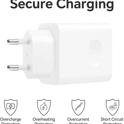 Honor 100 W Quick Charge 5 A Wall Charger for Mobile with Detachable Cable (White) (BRAND NEW/SEALED)